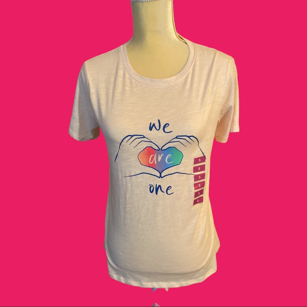 NWT Feeling Proud We Are One Pride Tee T-Shirt